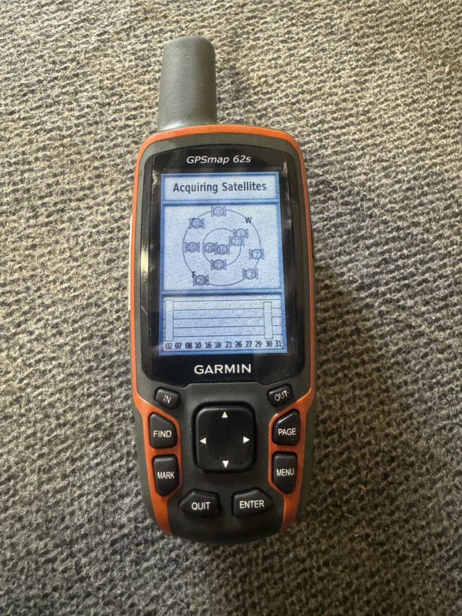 GPSmap 62s 電池で通電のみ、その他確認方法分からないですから、現状品未確認ジャンク品部品取りの画像1