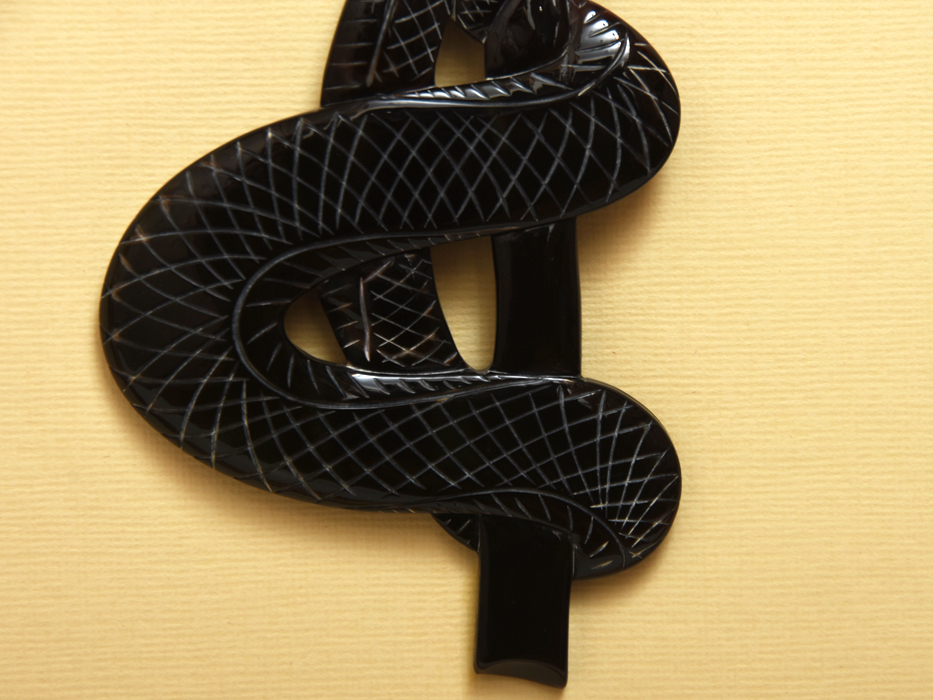 べっ甲 蛇 額装 紙箱 アート インテリア 鼈甲 べっこう 黒蛇 (検) メラニズム スネーク ヘビ カラスヘビ シマヘビ 爬虫類  z6880aの画像5