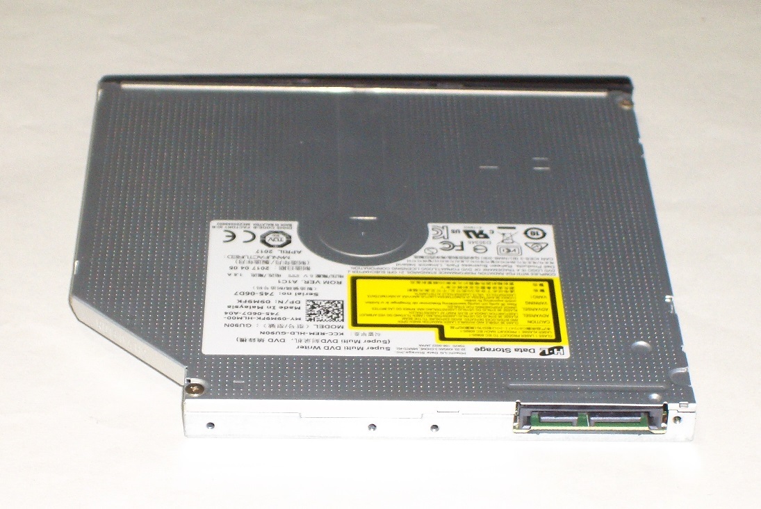 ◆DELL Inspiron/Vostro用 DVDスーパーマルチ DL二層対応『GU90N』9.5mm/専用ベゼル付/動作確認済み★送料185円の画像6