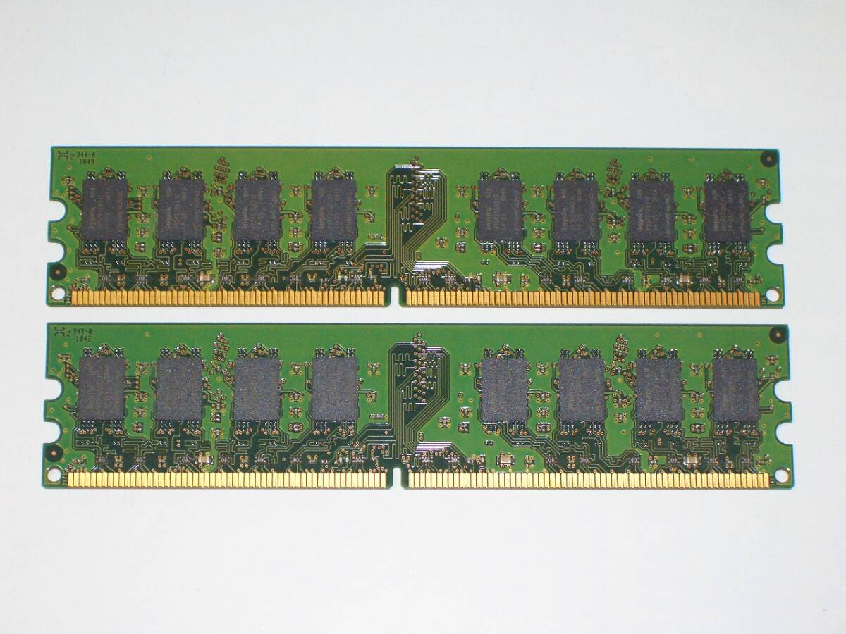 ◆SanMax製 PC2-6400 (DDR2-800) 4GB（2GB×2枚）完動品 即決！★送料120円！の画像3