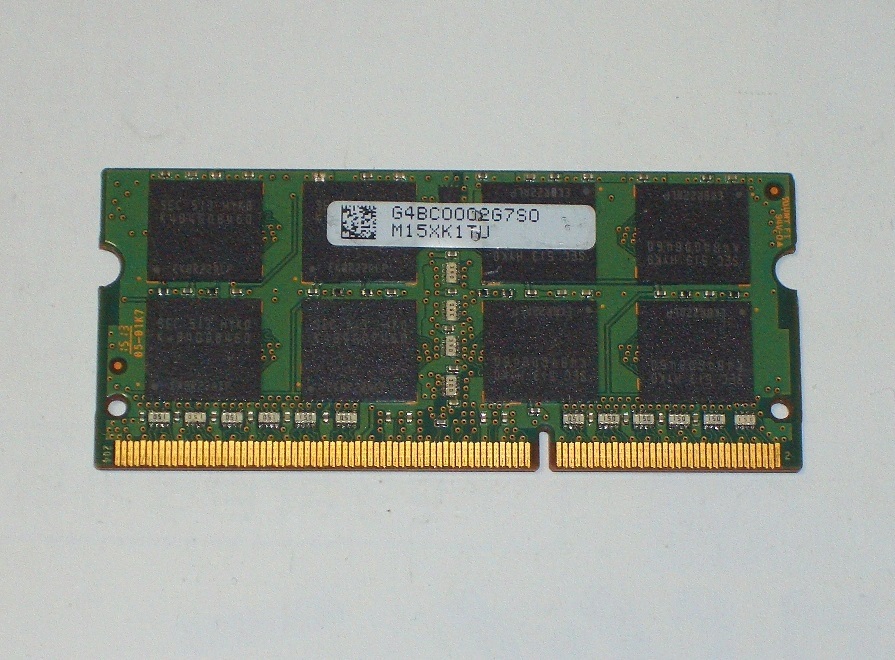 ◆SAMSUNG製 PC3L-12800 (DDR3L-1600) 204pin 8GB 完動品 即決！★送料120円！_画像2