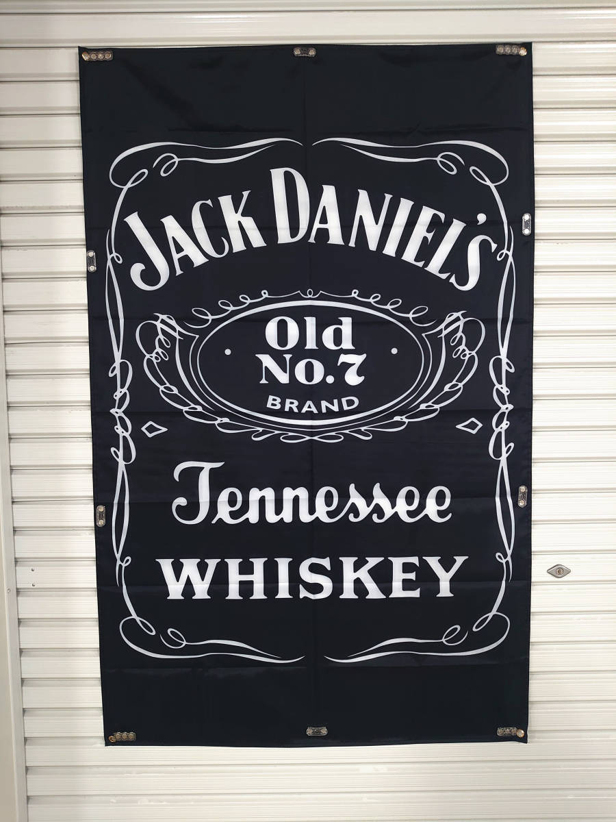  ジャックダニエル フラッグ 90cm×150cm P31 ガレージ アメリカン雑貨 USAバナー バドワイザー Jack Daniel's ハイネケン Bar ウイスキー_画像7