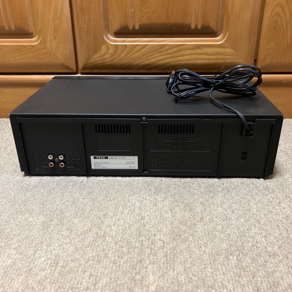 Yahoo!オークション - 中古ティアック TEAC カセットデッキ V Yahoo!オークション - 中古ティアック TEAC カセットデッキ V