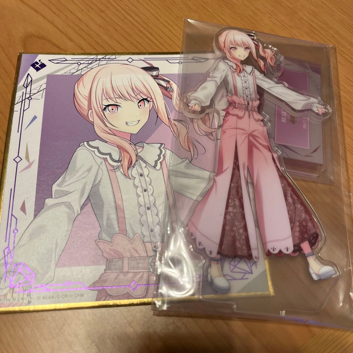 プロセカ セガラッキーくじ 暁山瑞希 色紙 アクリルスタンド