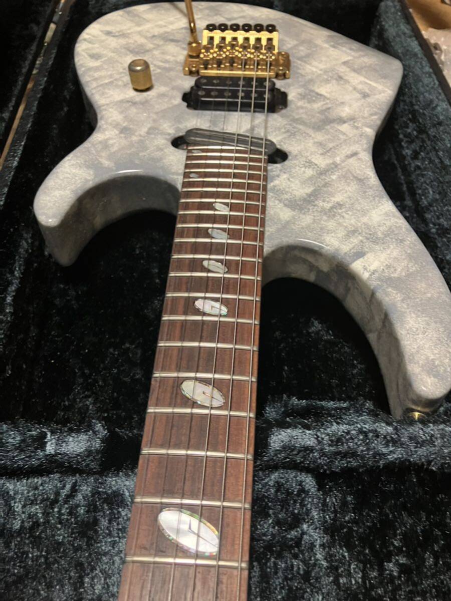 Caparison キャパリソン Horus ホルス Snow Cloud 生産完了品 中古現状品 レアカラー メタルギター 本体 生産終了の画像5