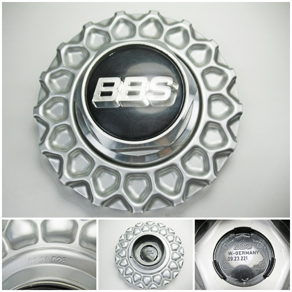 ◆[C82]BBS　ホイルセンターキャップ　09.23.221　09.24.028　W-GERMANY　現状品_画像1