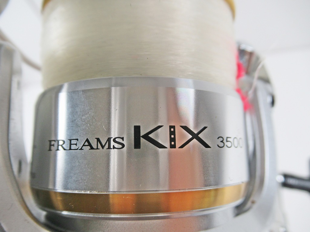 ◆[C23]DAIWA　ダイワ　リール　FREAMS KIX3500/フリームスキックス3500　スピニングリール　日本製　釣具　動作確認済_画像5