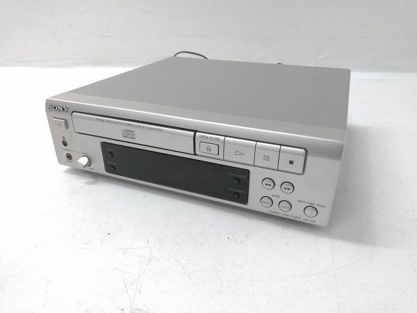 □SONY ソニー CDP-A39 ＣＤプレーヤー ヘッドフォン端子 ボリューム付 リモコン付 A-3-1-5 @100□_画像2