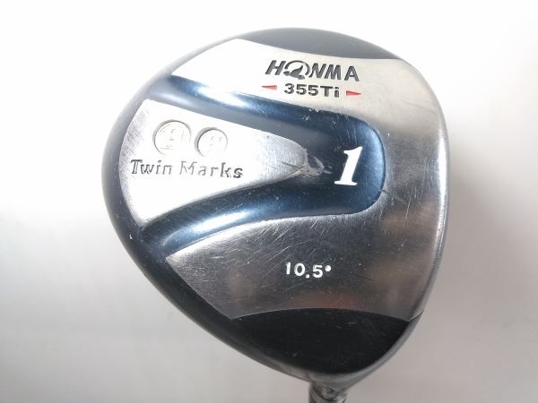 ◇HONMA ホンマ Twin Marks ツインマークス 355Ti 10.5° ドライバー 1W 純正 カーボン SK500 R 45.5インチ 0319B20 @160 ◇_画像1