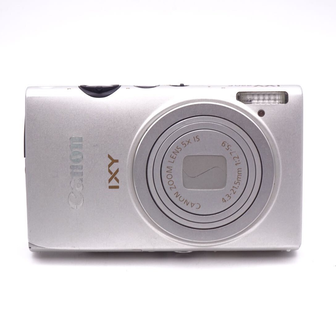 【動作確認済】 Canon IXY 220F コンパクトデジタルカメラ 純正バッテリー付属 写り込み ジャンク扱い シャッターフラッシュOK_画像3