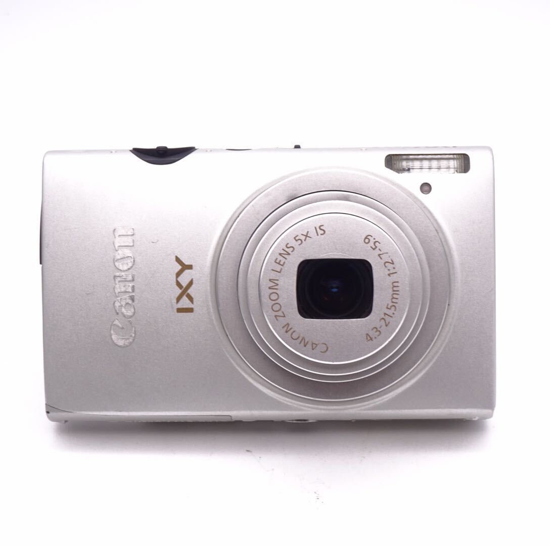 【動作確認済】 Canon IXY 220F コンパクトデジタルカメラ 純正バッテリー付属 写り込み ジャンク扱い シャッターフラッシュOK_画像2