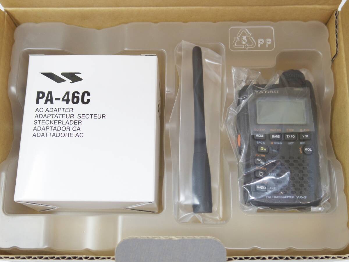 未使用 八重洲無線 yaesu ハンディ無線機 VX-3R 海外仕様 VHF/UHF ヤエス 日本製 トランシーバー_画像6