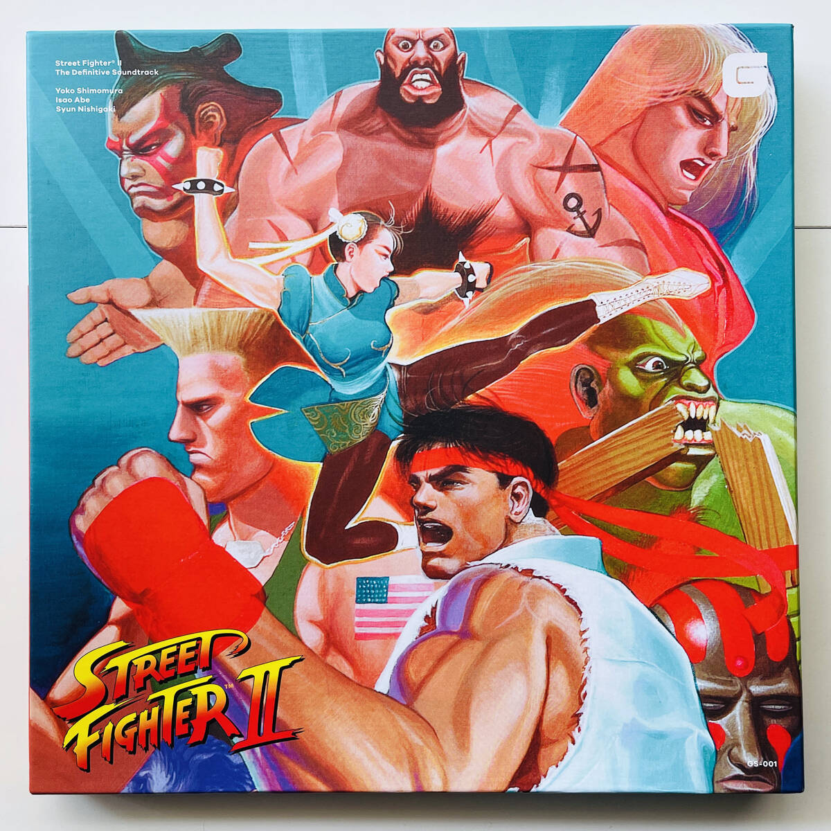 貴重 未使用カラーレコード×4 + ボックス〔 Street Fighter II The Definitive Soundtrack 〕ストリートファイター サウンドトラック_画像1