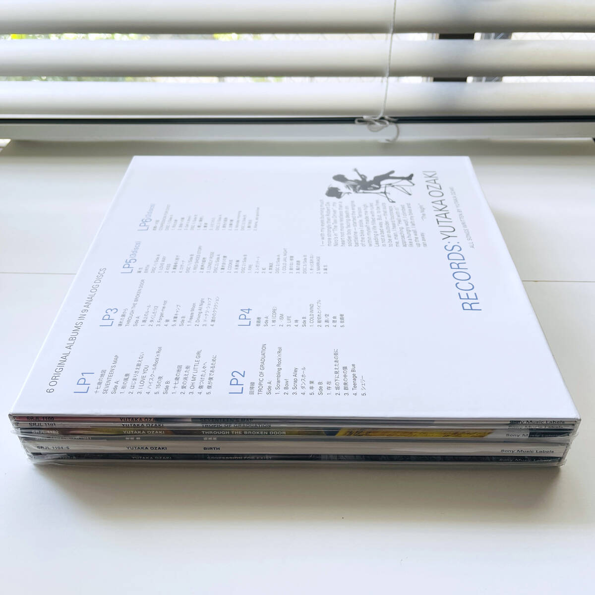 50 anniversary commemoration complete build-to-order manufacturing record all 9 sheets box ( Ozaki Yutaka - RECORDS : YUTAKA OZAKI ) special box specification weight record 180g / tail cape ..