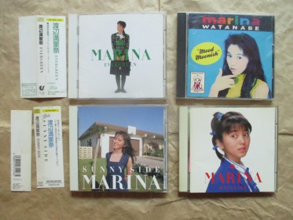 4 pieces set *[ Watanabe Marina ]*CD*. bargain!