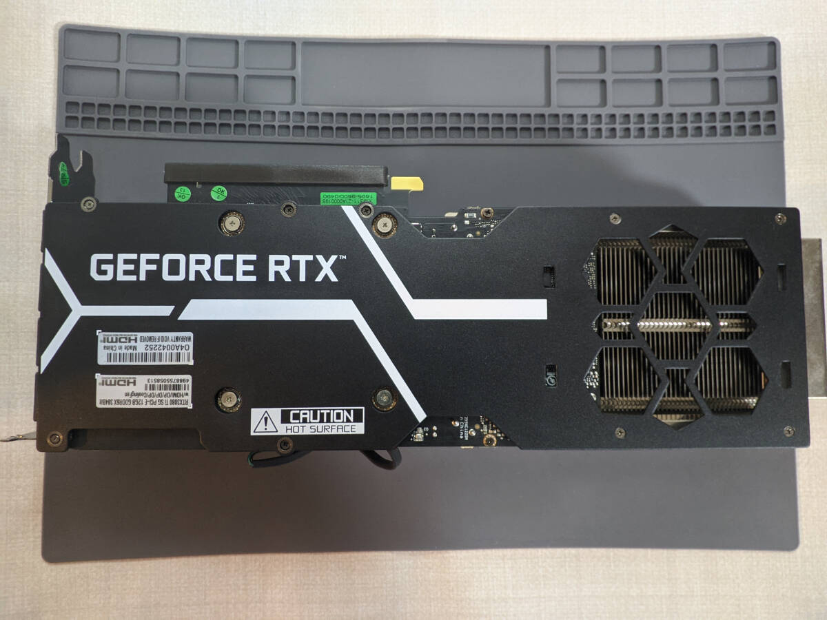 【中古・動作確認済みグラフィックボード】玄人志向 GALAKURO GAMING GeForce RTX 3080ti GG-RTX3080Ti-E12GB/TPの画像3