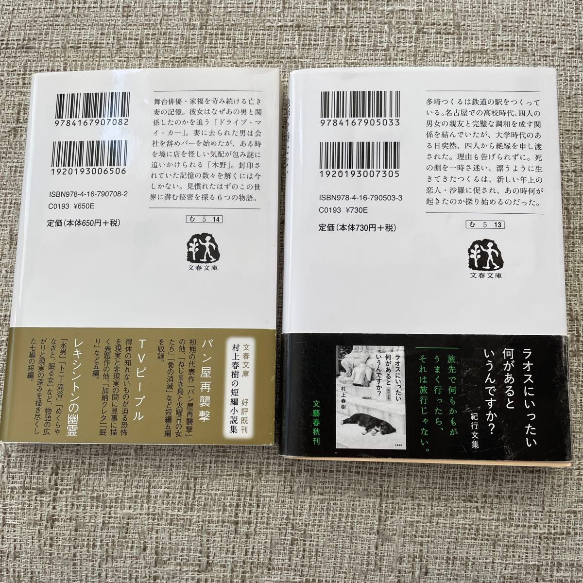 色彩を持たない多崎つくると、彼の巡礼の年  女のいない男たち（文春文庫） 村上春樹／著