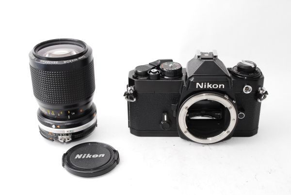 ★実用美品★ ニコン NIKON FE ボディ ブラック + レンズ Ai-S Zoom-NIKKOR 35-105mm F3.5-4.5 ★露出計OK★ #J02138-150_画像8