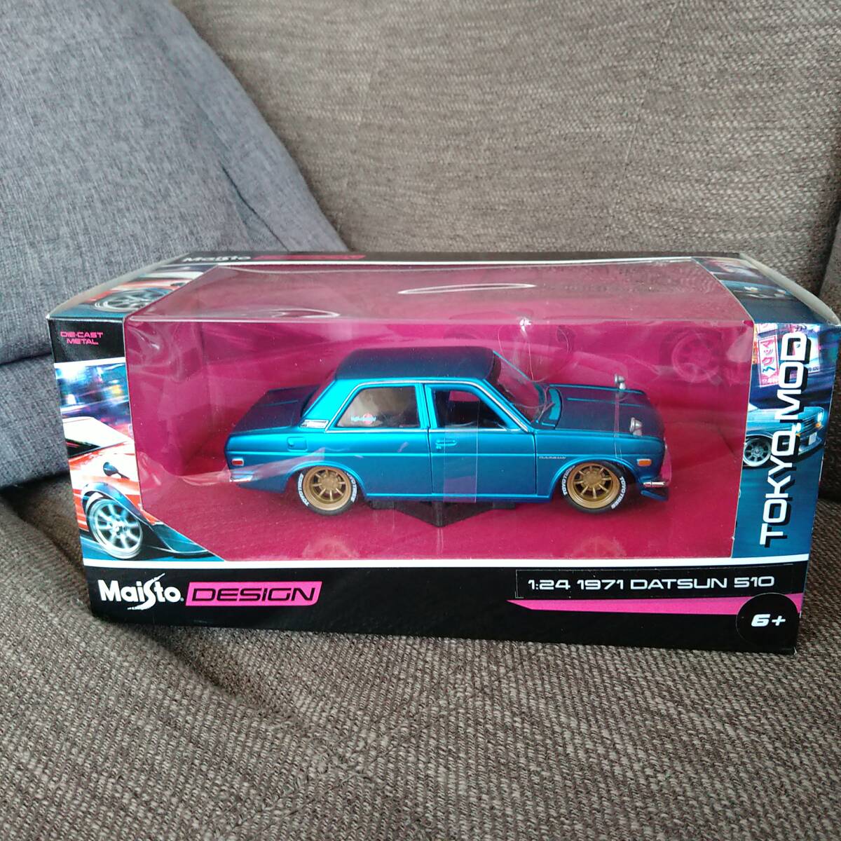 マイスト、１/２４ DATSUN５１０、ブルーバードＳＳＳ、未開封の画像2