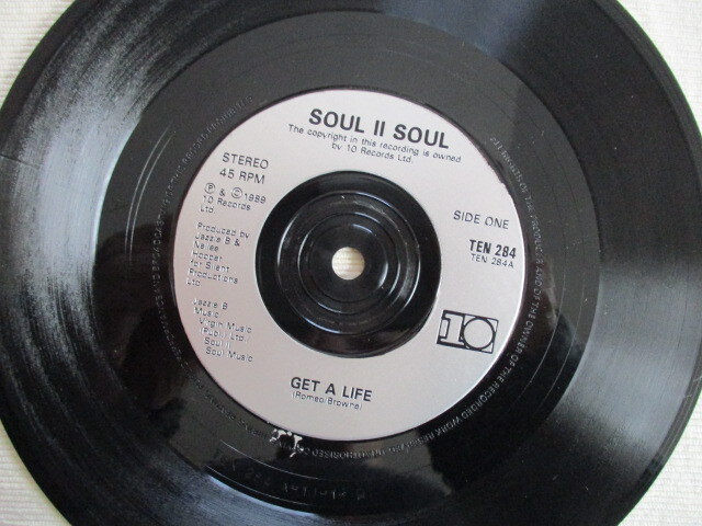 SOUL Ⅱ SOUL 7！GET A LIFE, UK 7インチ EP 45, 美盤_画像3