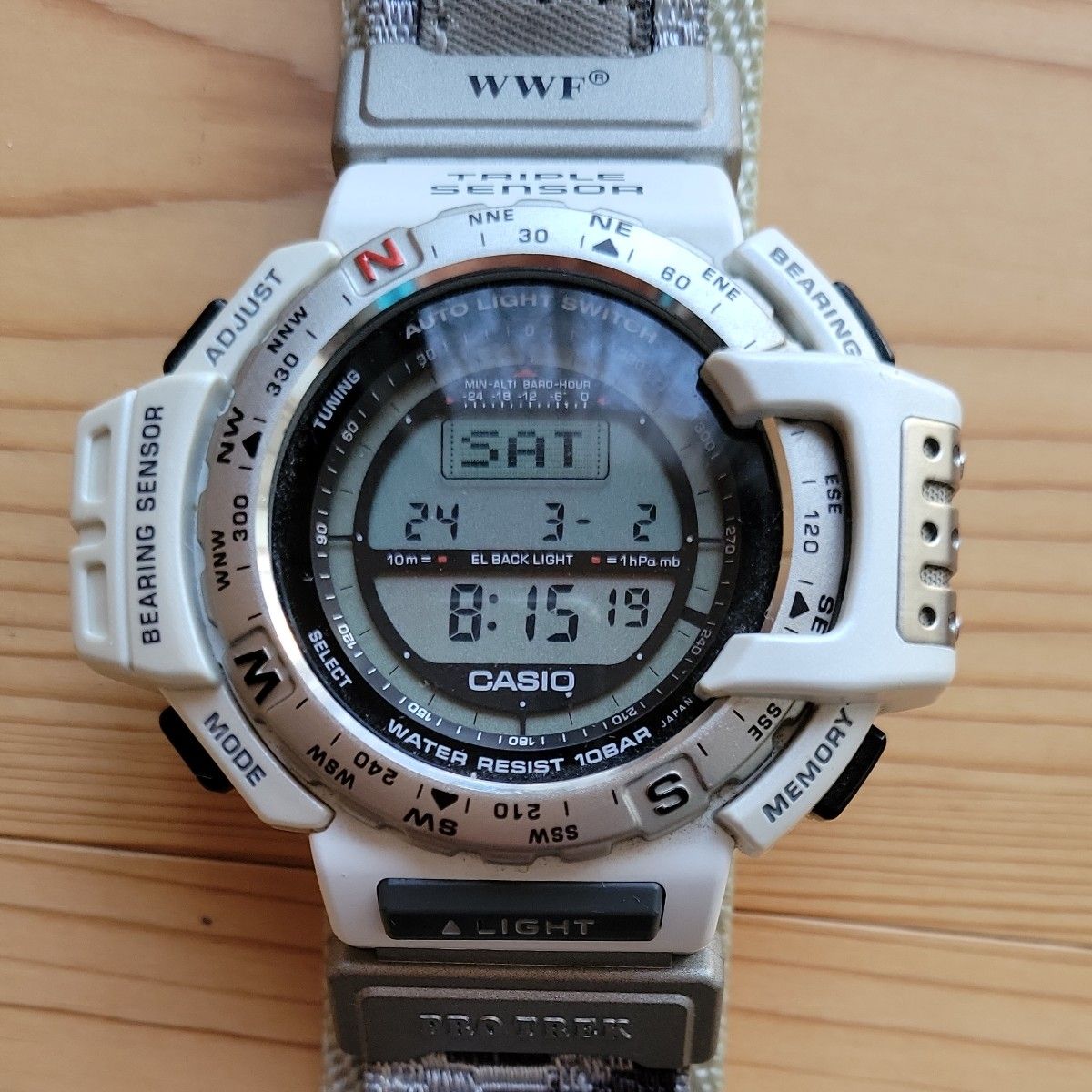 CASIO 腕時計 PROTREK PRT-40WWJ-7T 