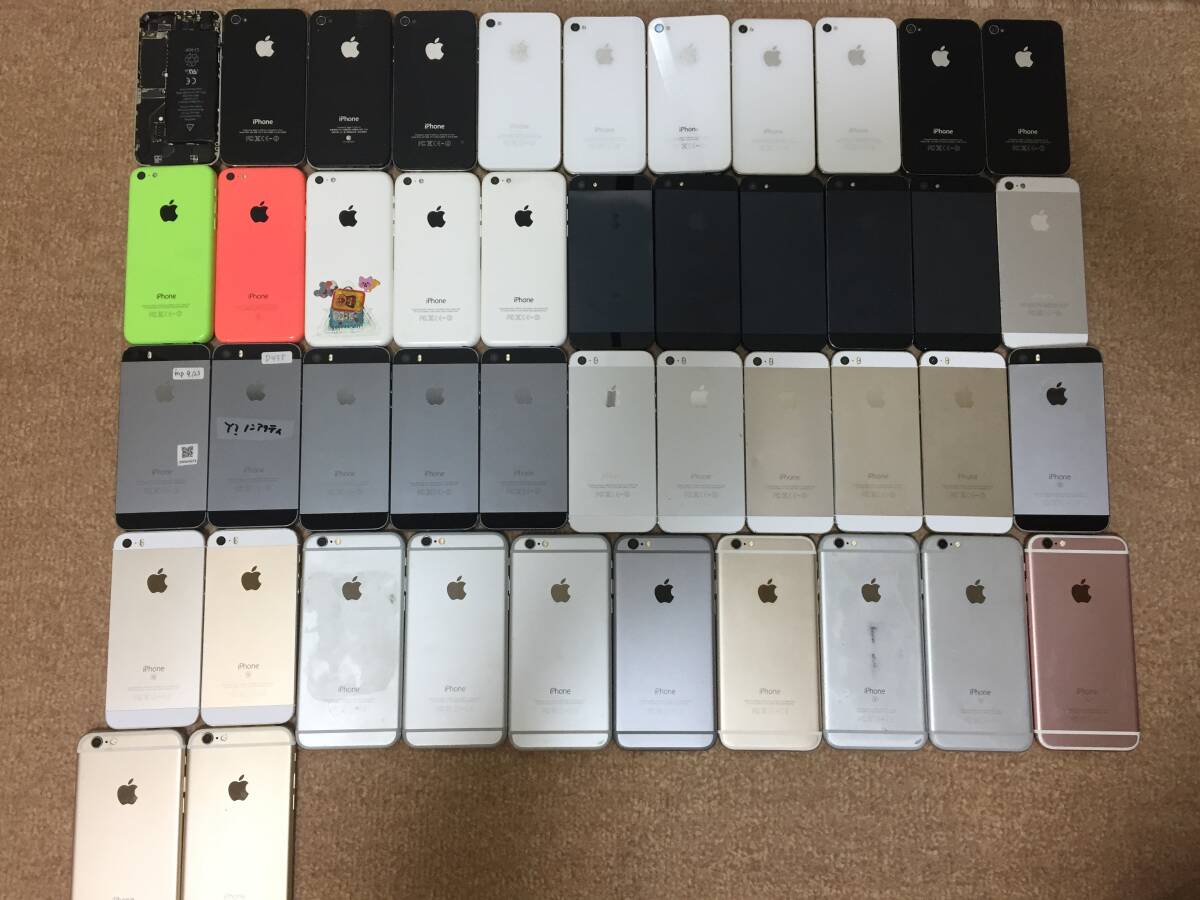 Apple アップル iphone 大量 まとめ 45台 iPhone4 4s 5 5s 5c 6 6s SE アイフォン ジャンク