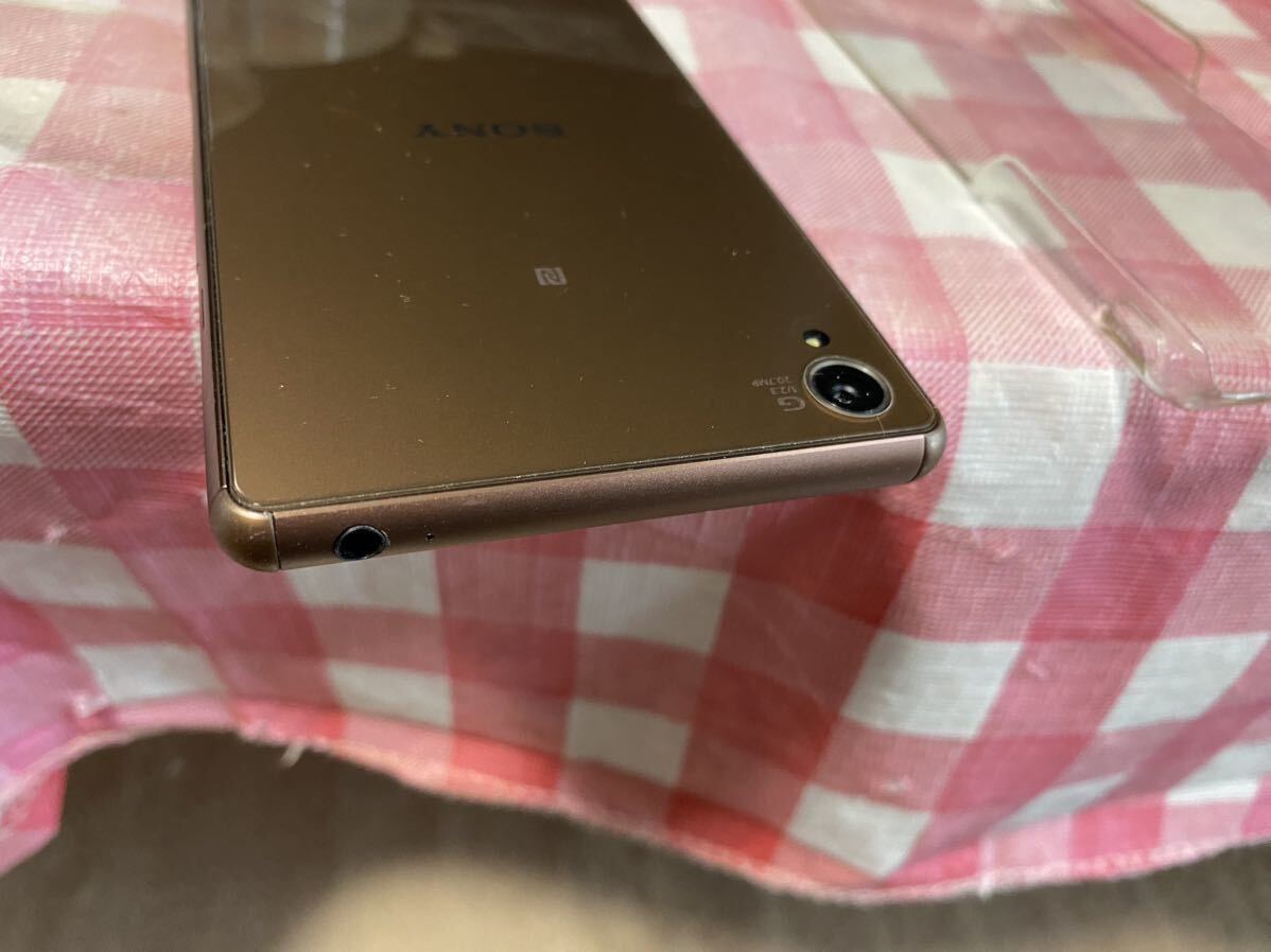 1円スタート SONY xperiaz3 ソフトバンク タッチ切れ 難あり 本体 裏面膨らんでいるの画像2