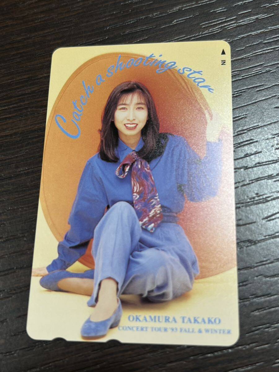 岡村孝子/OKAMURA TAKAKO CONCERT TOUR’93 コンサート テレカ 50度数 未使用 送84 同梱可の画像1