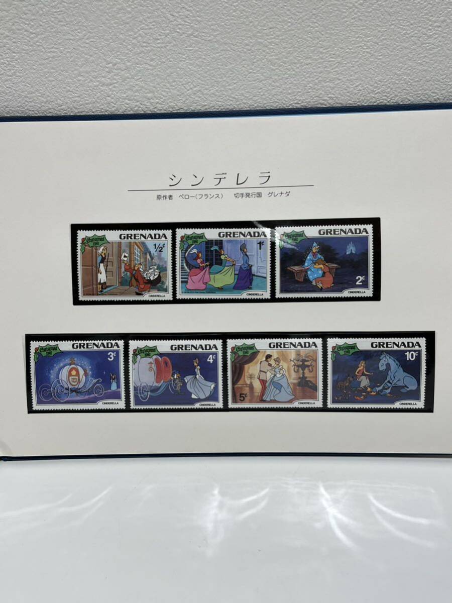 世界の童話切手 日本の昔話 ディズニー 外国切手 コレクション 現状品 送390のみ_画像5