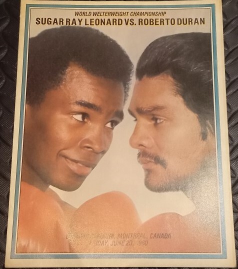 * rare *shuga-* Ray * Leonard vsro belt *te. Ran *WBC world well ta- class title Match * no. 1 war * contest program * boxing *②