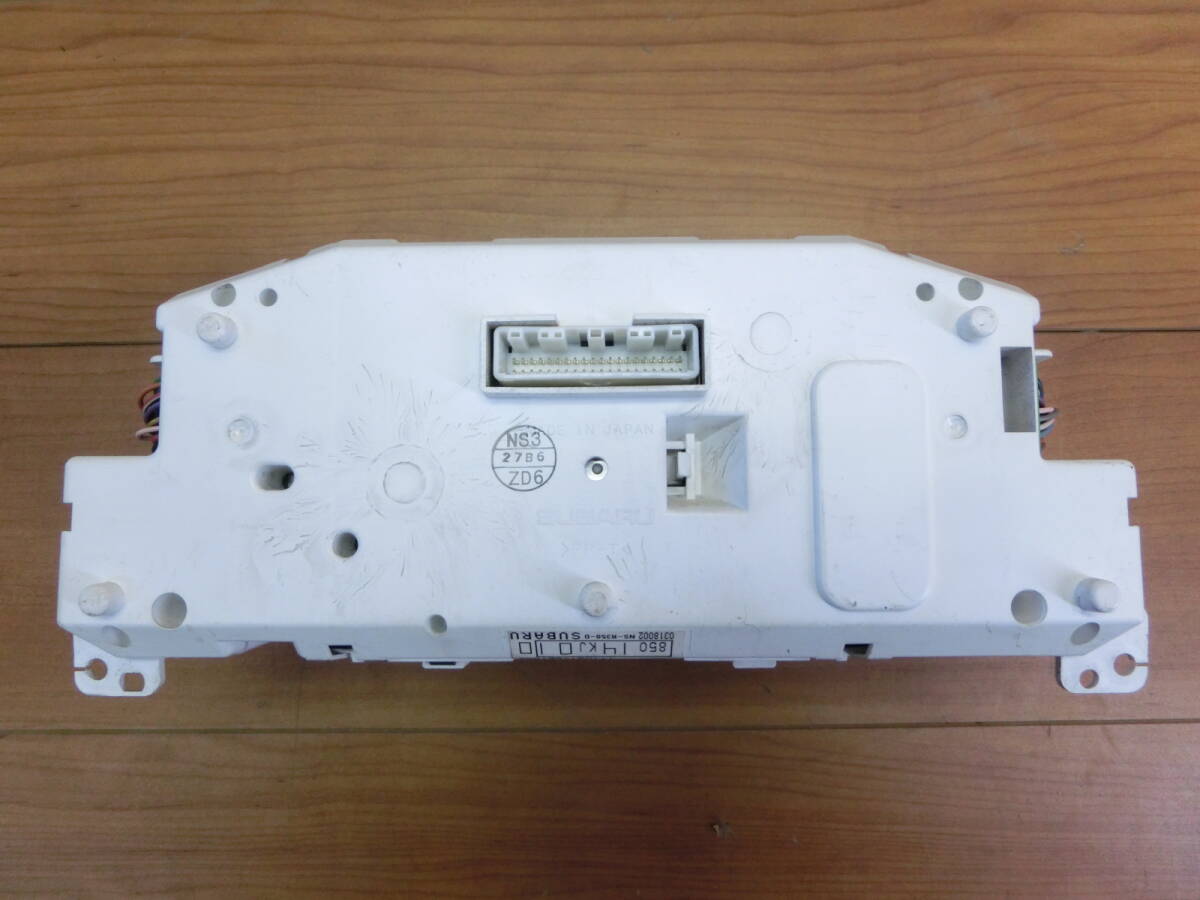 スバル純正 RN1 RN2 ステラ H19年 スピードメーター 走行101,767km タコメーター パネル付の画像6