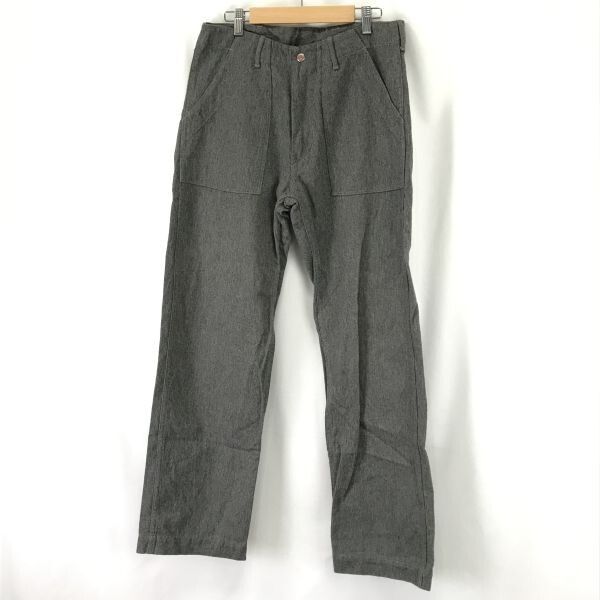 日本製★ダントン/DANTON★ウール混/ワークパンツ/ベイカーパンツ【40/メンズL程度/股下78cm/グレー/gray】Pants/Trouser◆pBH565_画像2