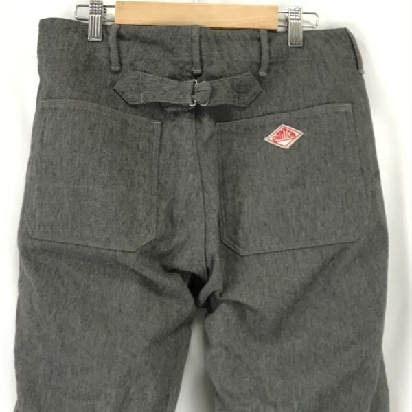 日本製★ダントン/DANTON★ウール混/ワークパンツ/ベイカーパンツ【40/メンズL程度/股下78cm/グレー/gray】Pants/Trouser◆pBH565_画像8