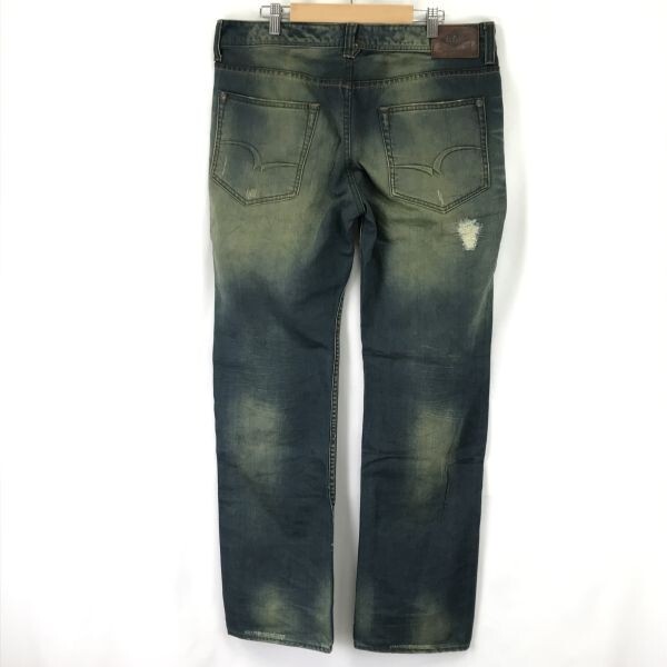 リー クーパー/Lee Cooper★ダメージ加工/ルーズフィット/デニムパンツ【メンズｗ36-L32/股下81cm/blue】JEANS/Pants/Trouser◆pBH566_画像3