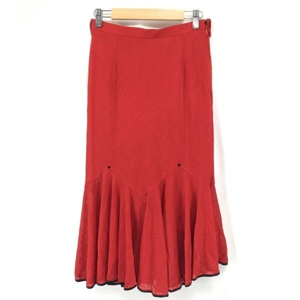 Made in Japan★伊太利屋★ロング丈/マーメイドスカート【women’s size -9/赤/red】Skirts◆BH46_画像1