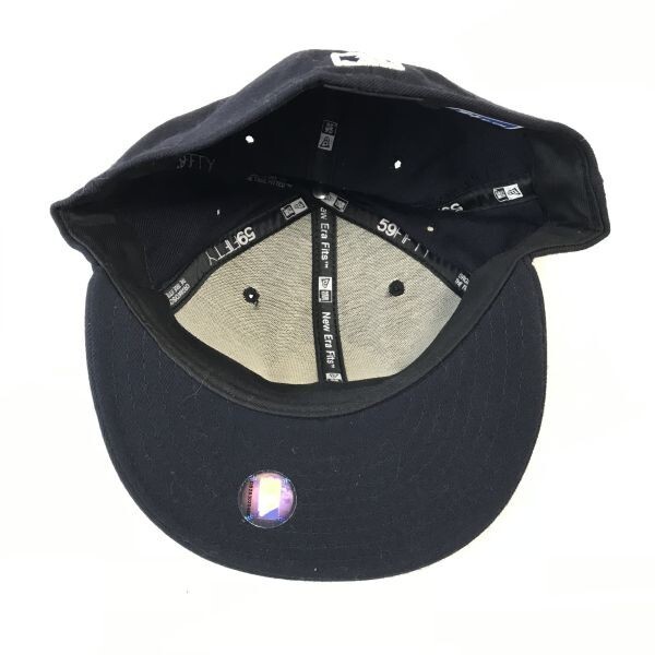 Made in USA/90s-00s★NEW ERA/59★NY Yankees/ヤンキース/MLBキャップ【サイズ7 5/8　61cm/紺/Navy】野球帽/Vintage/hat/cap◆CB103_画像3