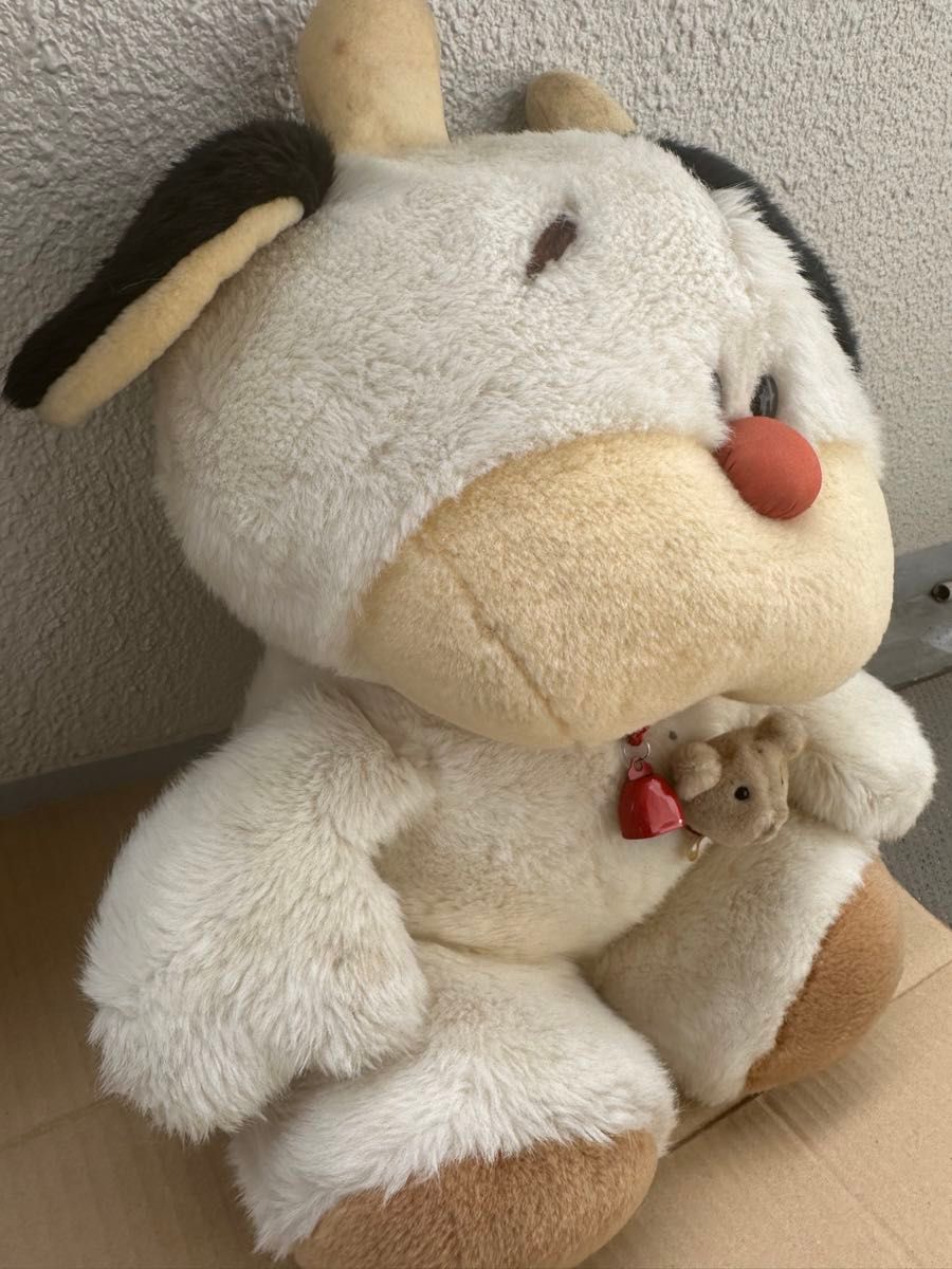 オオイケ モーモー ぬいぐるみ 牛 ウシ 昭和レトロ 当時物 玩具 オオイケ モーモー ぬいぐるみ 牛 ウシ 昭和レトロ 当時物 玩具