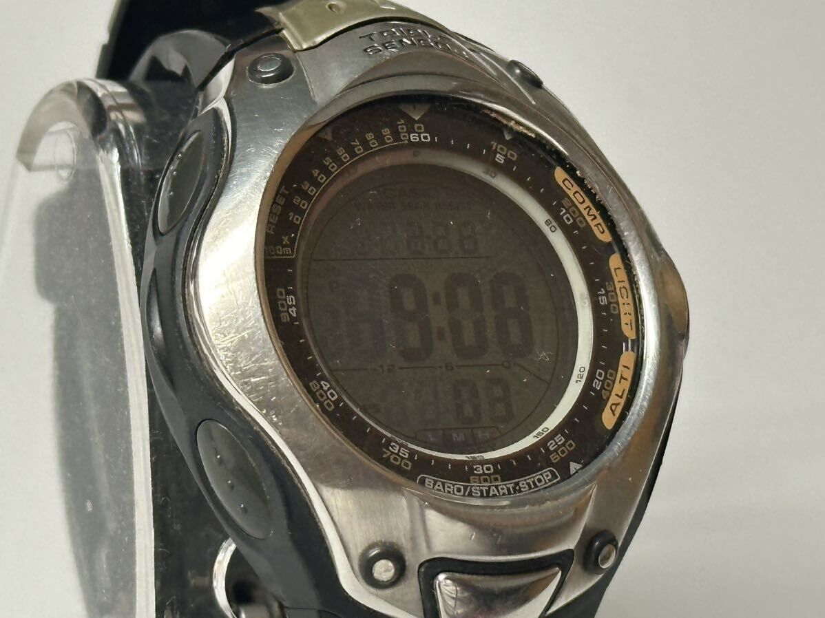 1円〜☆ソーラー腕時計 CASIO カシオ PROTREK プロトレック PRG-70J デジタル メンズ腕時計 動作品_画像2