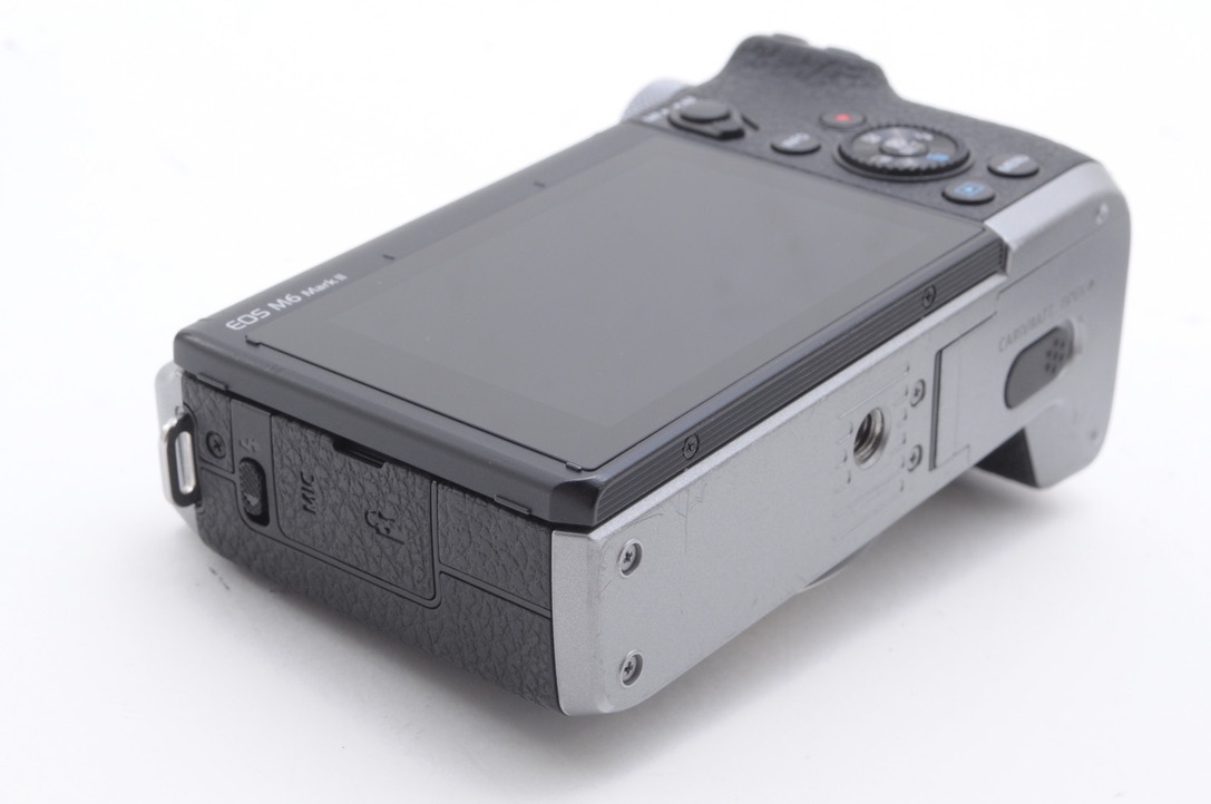 Canon キヤノン EOS M6 Mark II シルバー レンズキット 新品SD32GB付き_画像5