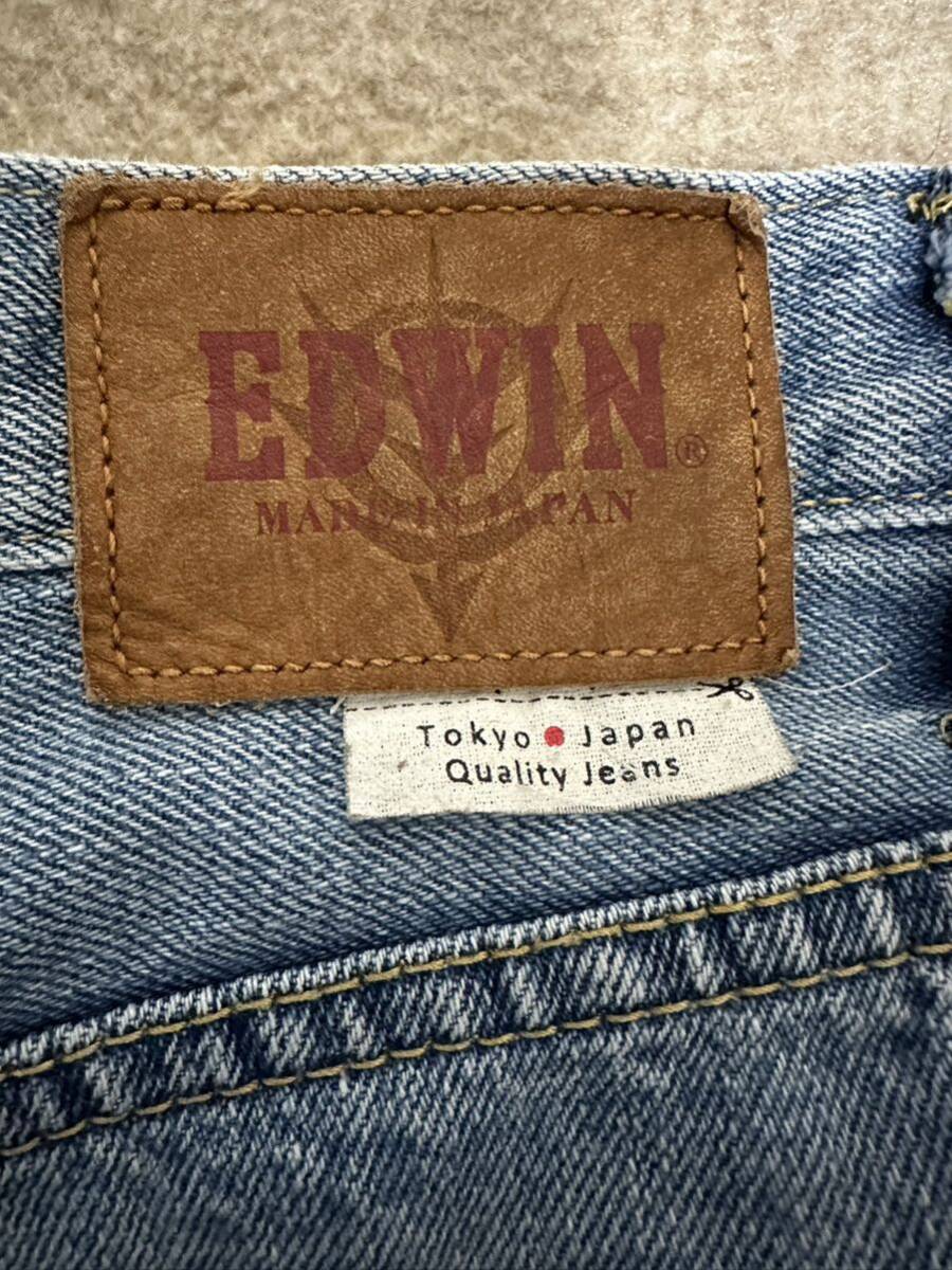 STRICT-G EDWIN K80014 サイズ 32 ダメージジーンズ デニム ジオン ZEON Made in JAPAN 日本製 _画像7