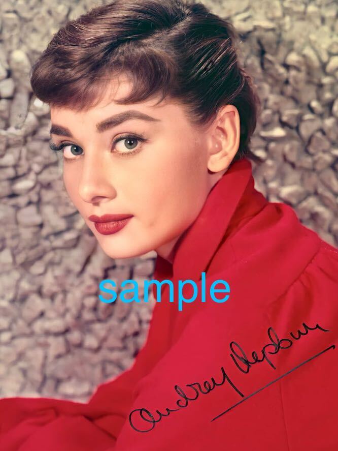 オードリー・ヘップバーン 高画質 サイン フォト 写真 ポート オードリー・ヘップバーン 高画質 サイン フォト 写真 ポート