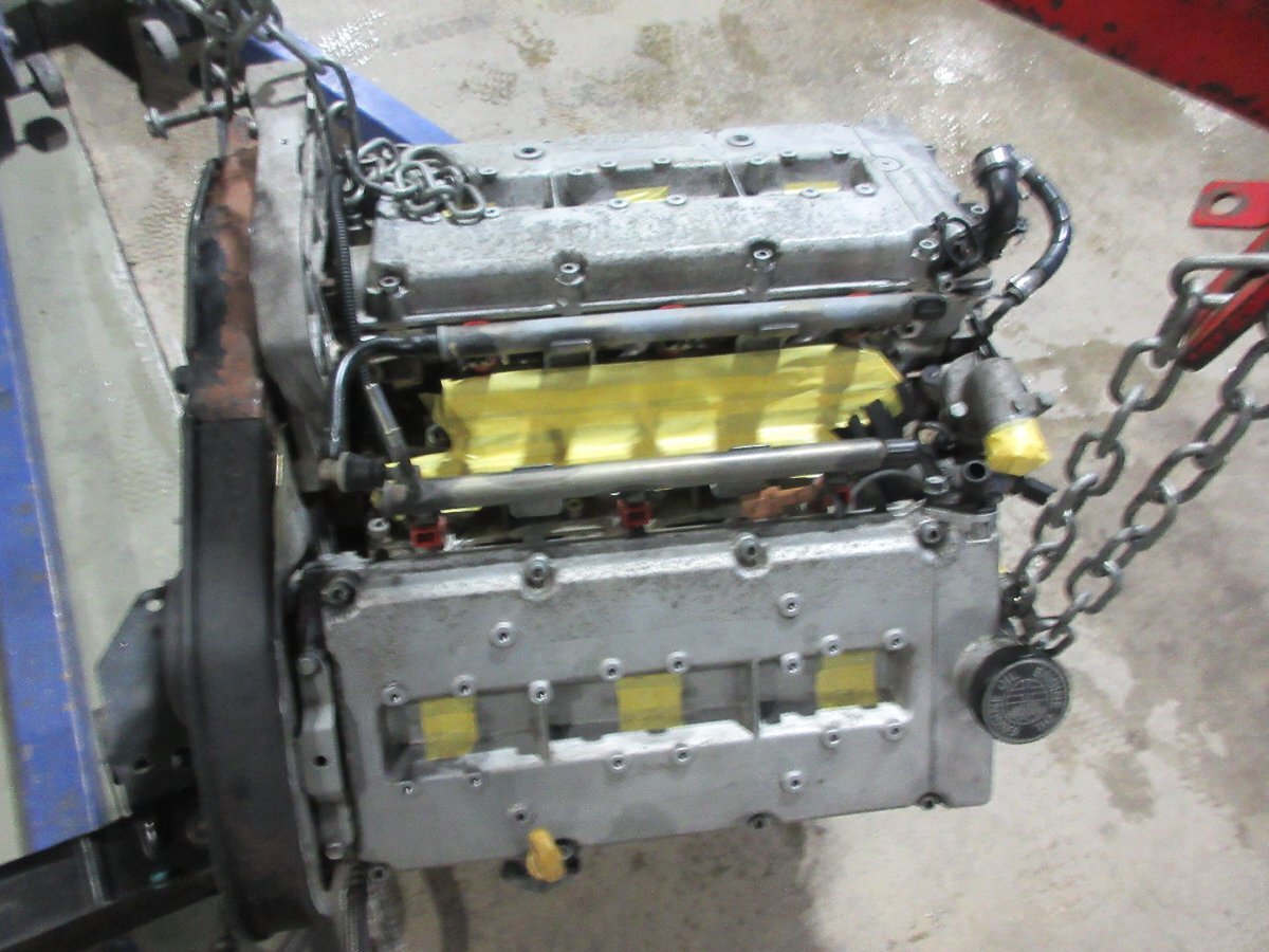 1485  GTA 3.2L V6 エンジン本体 アルファロメオの画像4