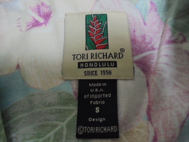  Гаваи USA производства TORI RICHARDtoli Richard подкладка гавайская рубашка 