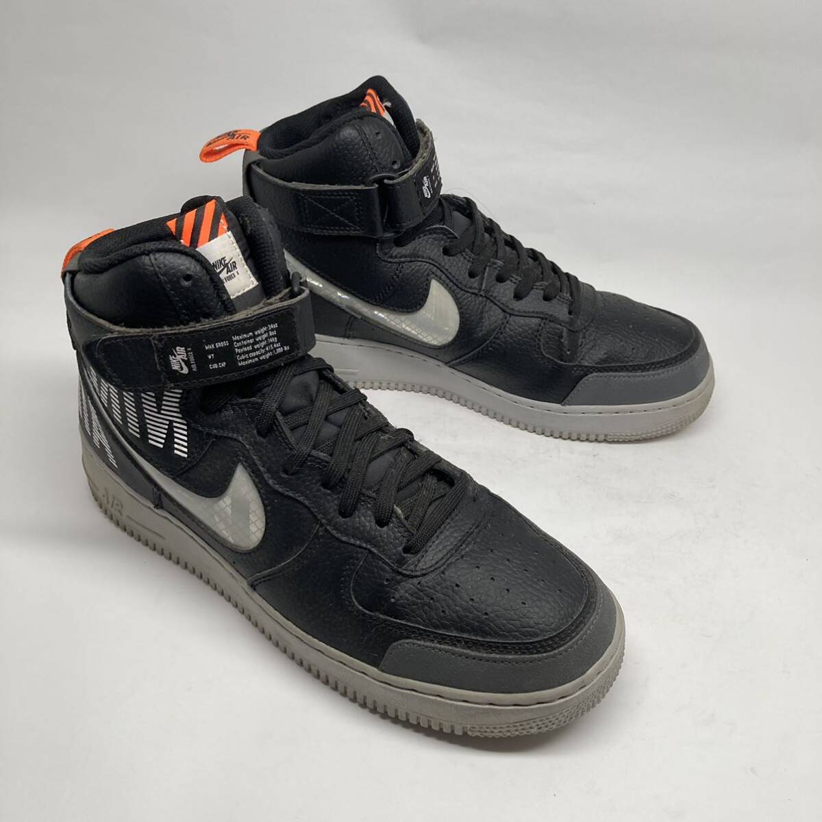 即決!限定! 19製 NIKE AIR FORCE 1 HIGH 07 LV8 2 黒 27.5cm CQ0449-001 / ナイキ エアフォース_画像2