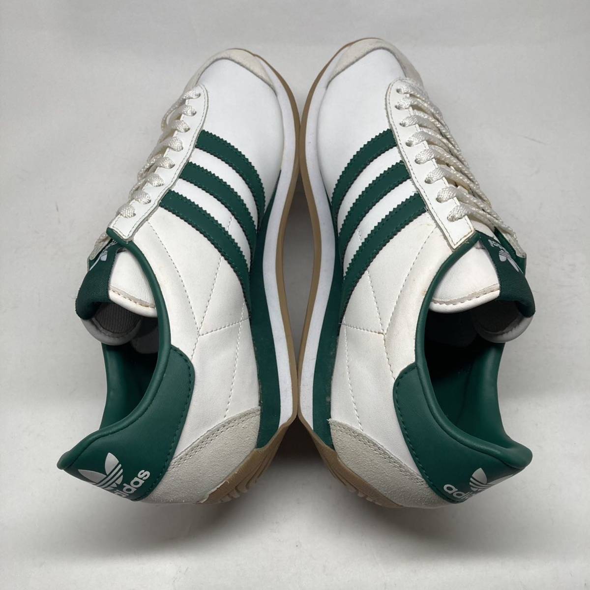 即決!希少! 16製 adidas CNTRY OG 白緑 27cm / アディダス カントリー G26687_画像4