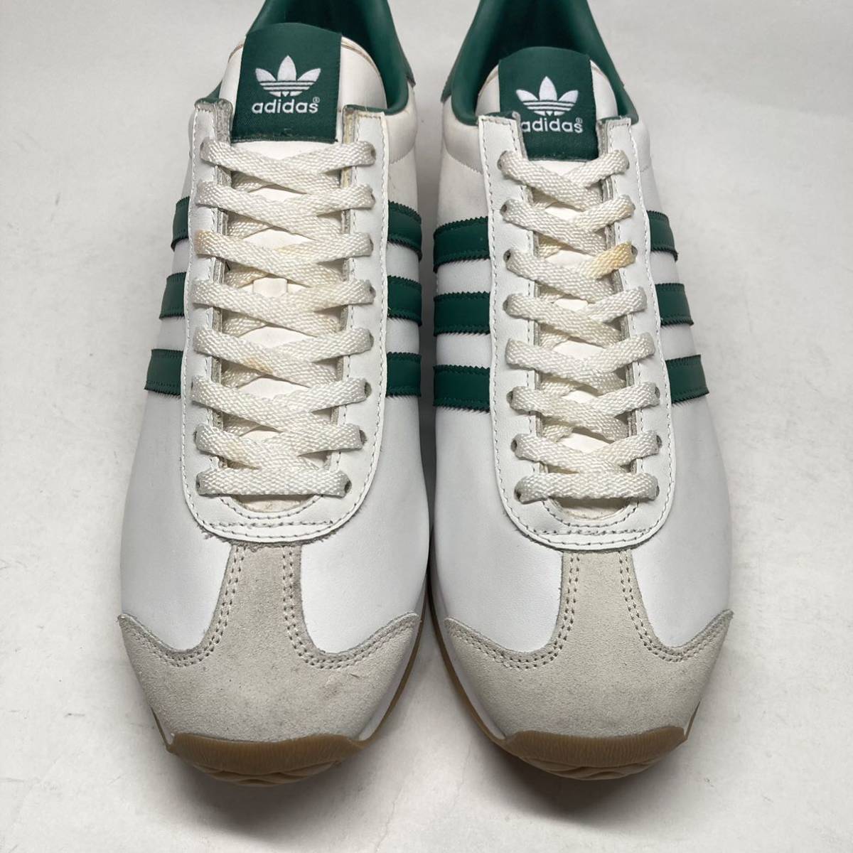 即決!希少! 16製 adidas CNTRY OG 白緑 27cm / アディダス カントリー G26687_画像6