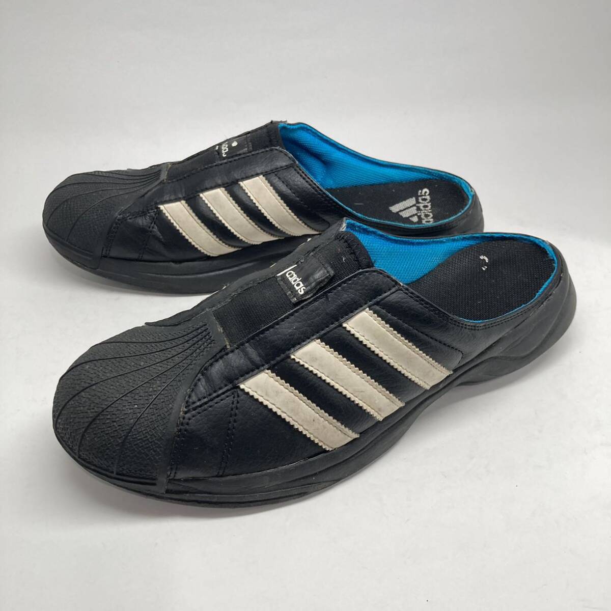 限定!希少! 13製 adidas SS CLOG 黒 白 サンダル 27.5cm / スーパースター クロッグ スリッポン_画像1