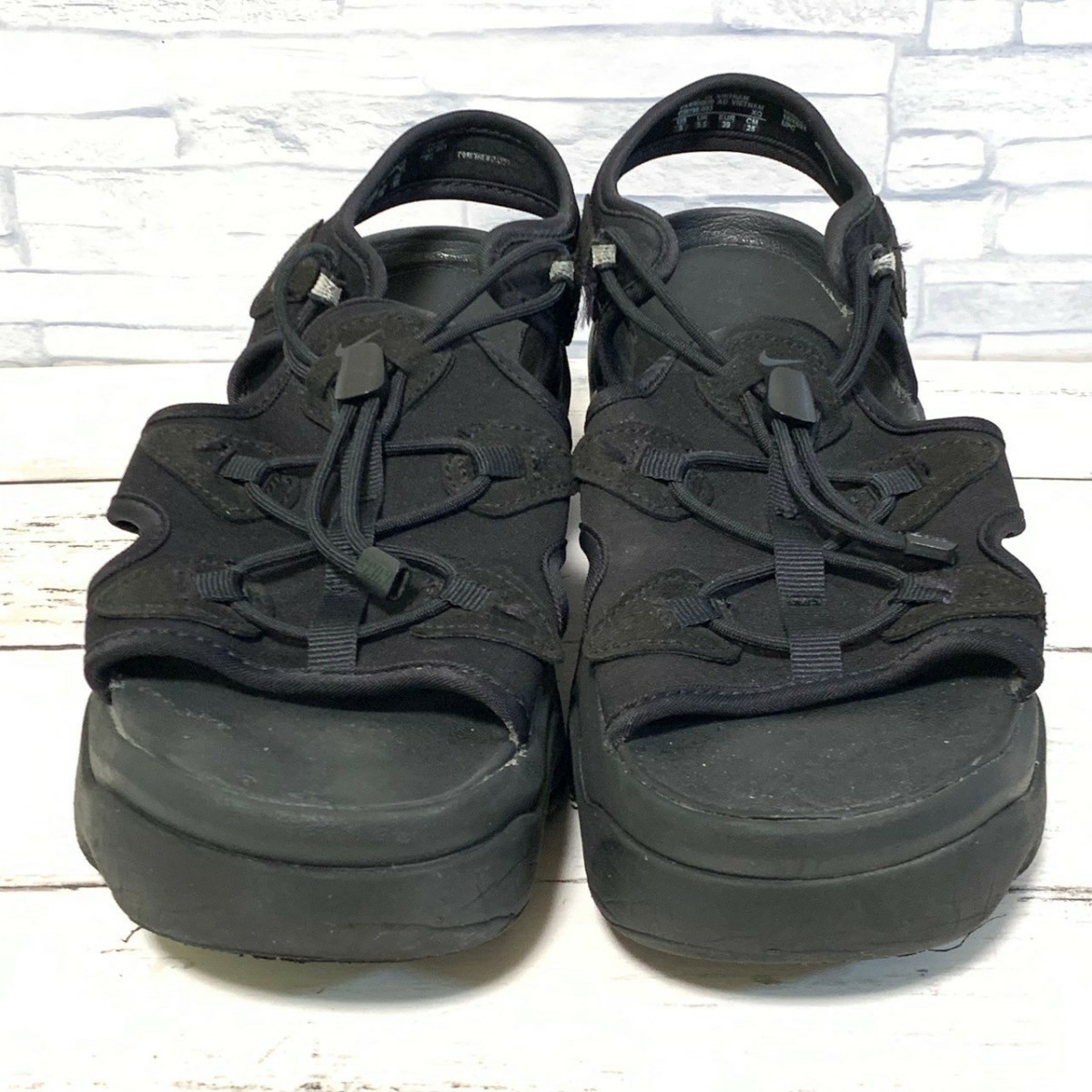 R5695bE NIKE Nike AIR MAX KOKO SANDAL air max здесь сандалии черный женский 25cm сандалии толщина низ все черный спортивный 