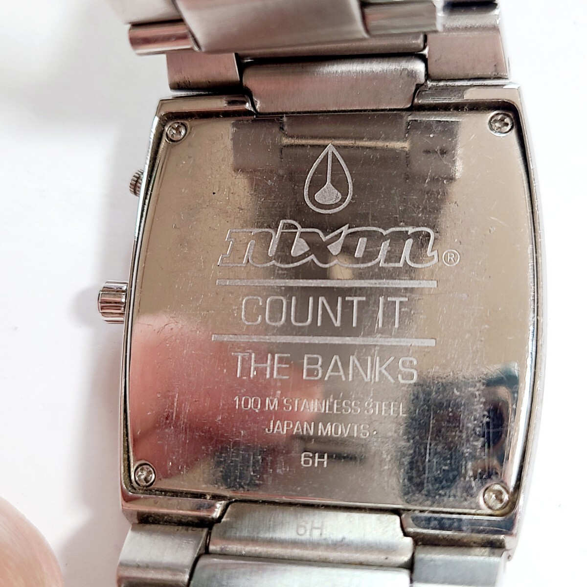 CM55LL NIXON ニクソン COUNT IT THE BANKS バンクス 腕時計 オレンジ×シルバー スポーツウォッチ おしゃれ スタイリッシュ メンズ の画像4