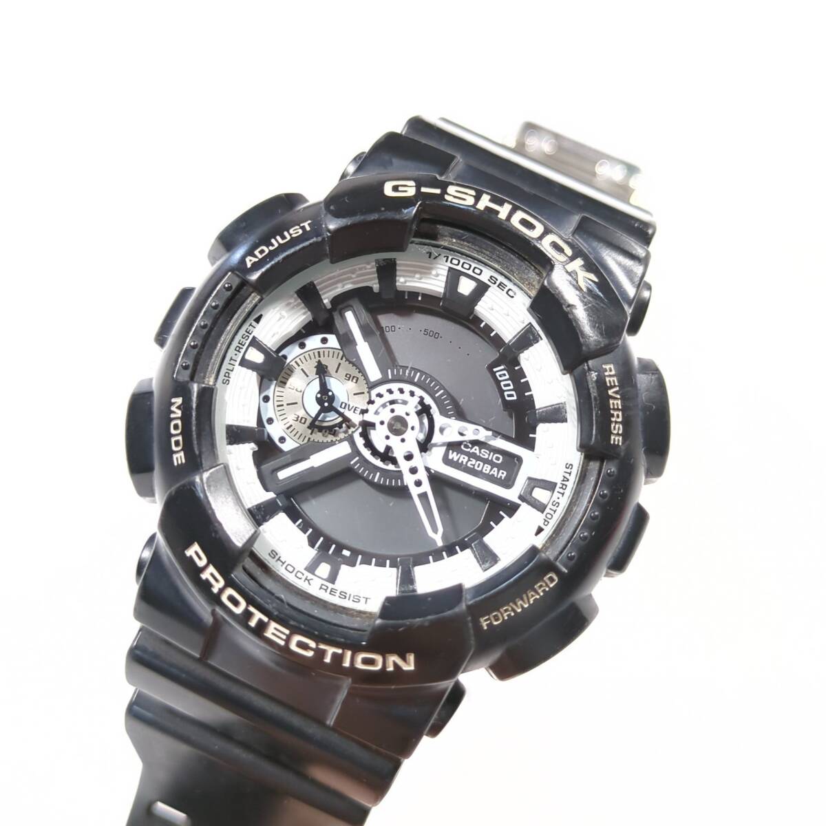 CM125AA CASIO G-SHOCK カシオ Ｇショック GA-110BW-1AJF ホワイト＆ブラックシリーズ 腕時計 リストウォッチの画像2